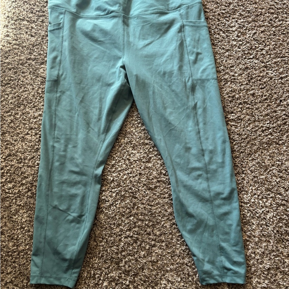 Yogalicious Lux Activewear in aqua shade 2x-super comfy